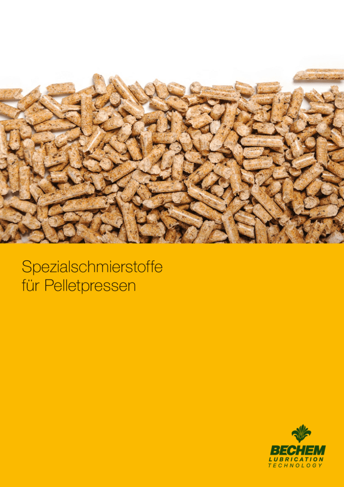Spezialschmierstoffe für Pelletpressen