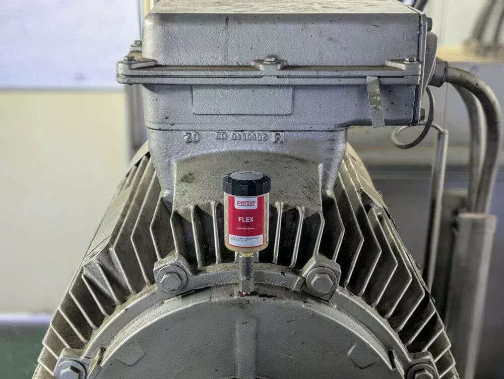 Perma dispenser that is used on a machine