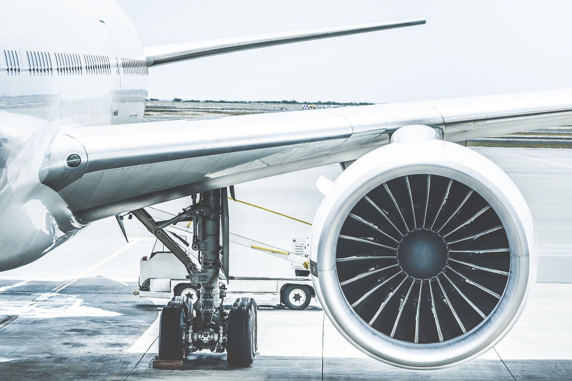 Turbine from an airplane 