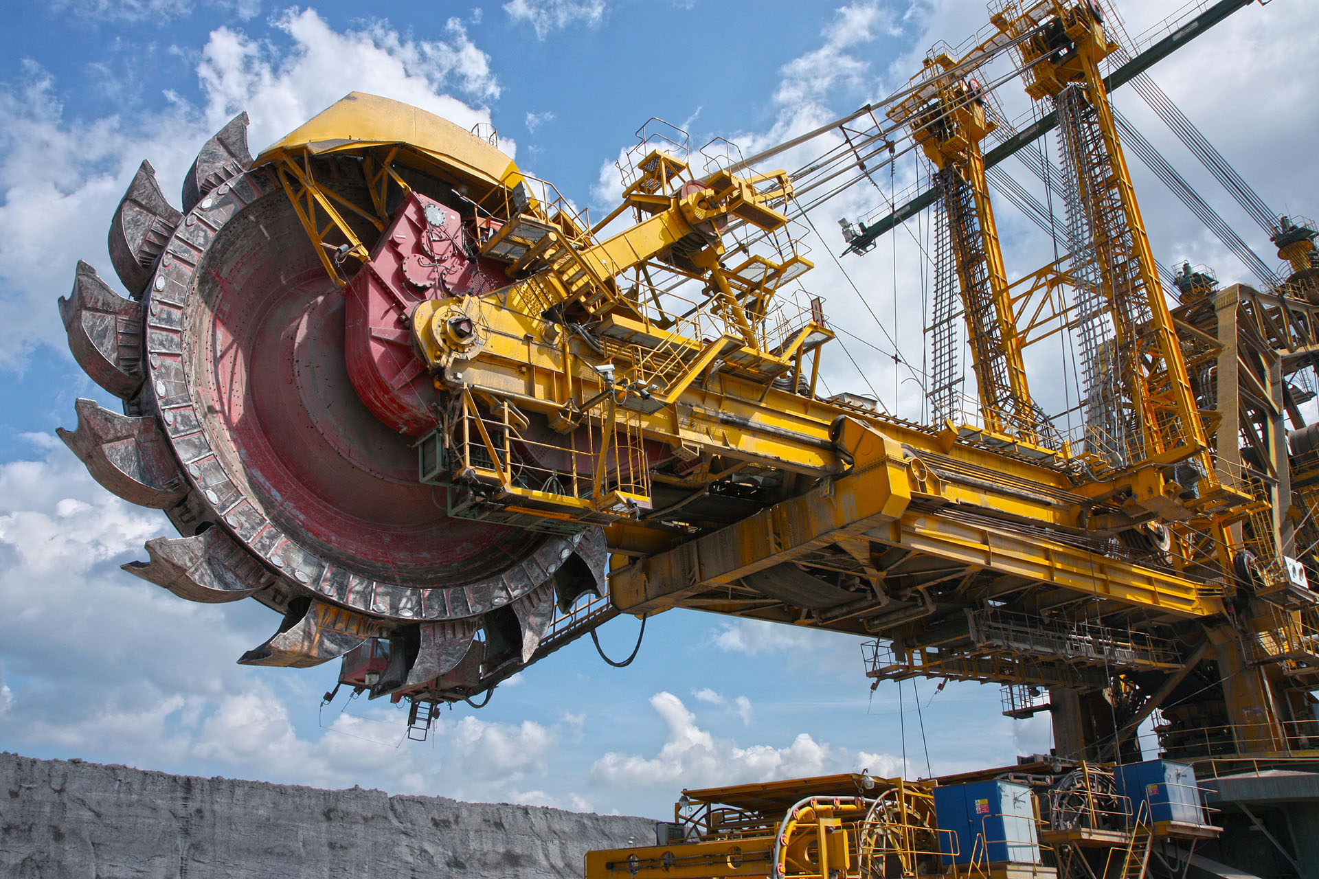 Bucket wheel of a bucket wheel excavator