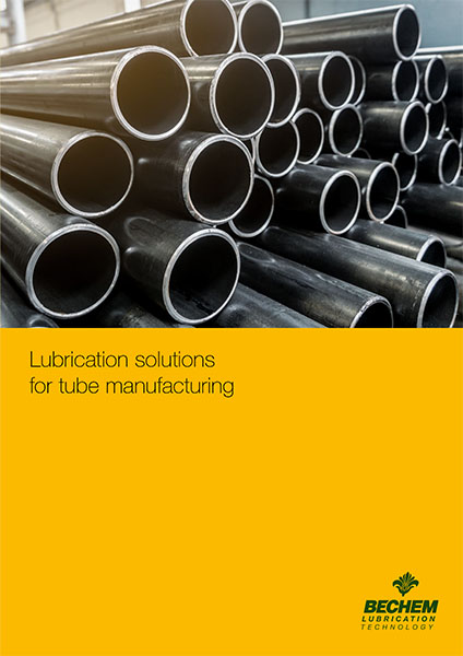 Lubrication solution for tube manufacturing