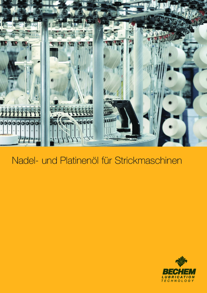 Nadel- und Platinenöl für Strickmaschinen 