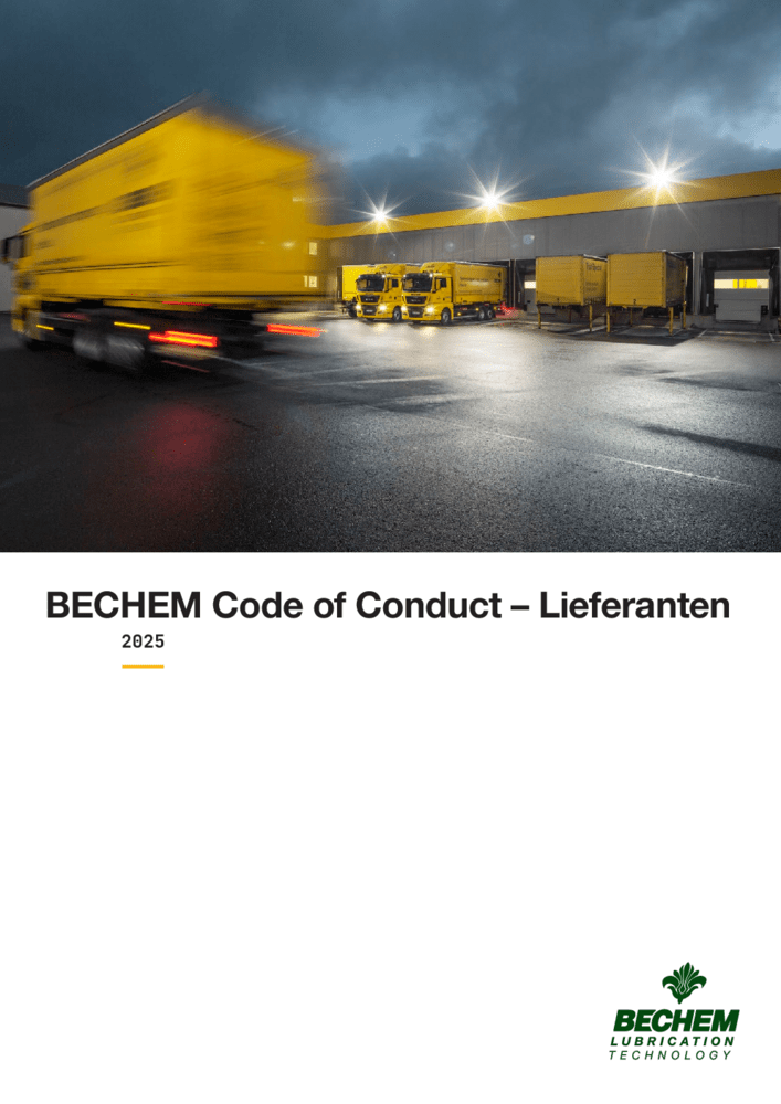 BECHEM Code of Conduct - Lieferanten