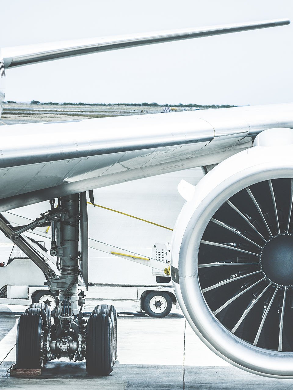 Turbine from an airplane 