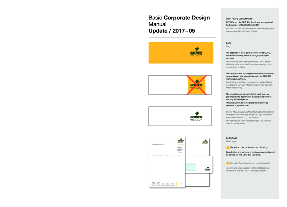 Basic Corporate Design Manual Update