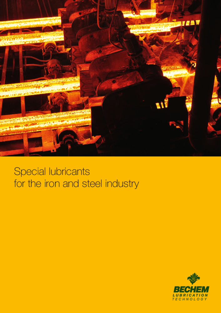 Special lubricants for the iron and steel industry