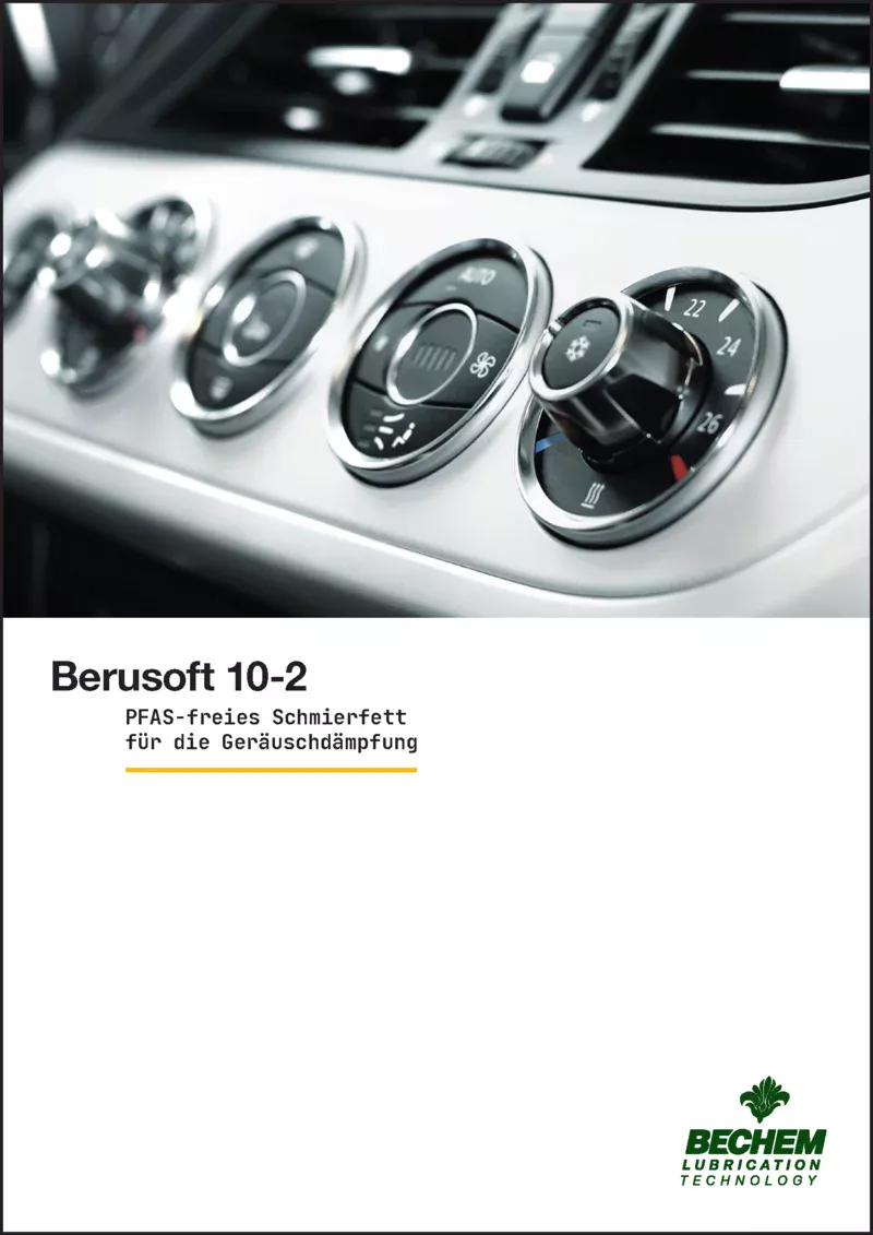 Berusoft 10-2 PFAS-freies Schmierfett für die Geräuschdämpfung