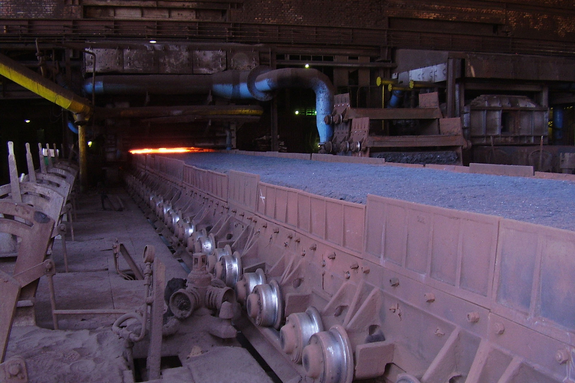 Producción de arrabio en el alto horno