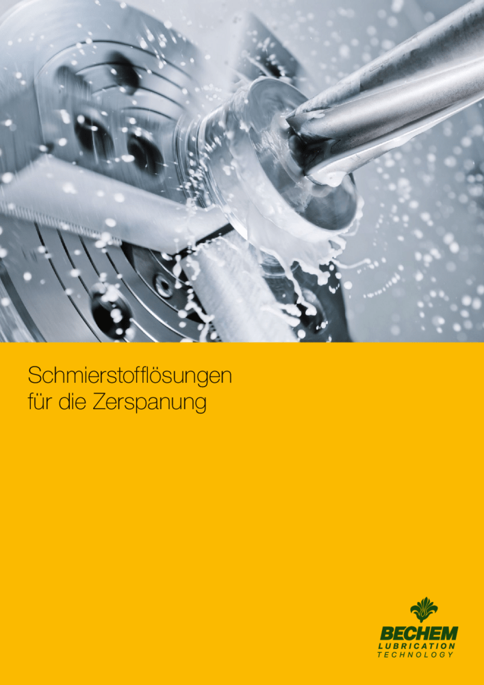 Schmierstofflösungen für die Zerspanung